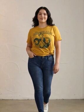 Golden Girls Yellow Graphic Tee 100% Cotton